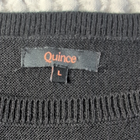 Quince Black Knit Sweater - Picture 3 of 9